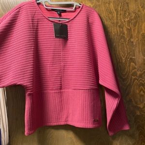 andrew marc magenta shirt